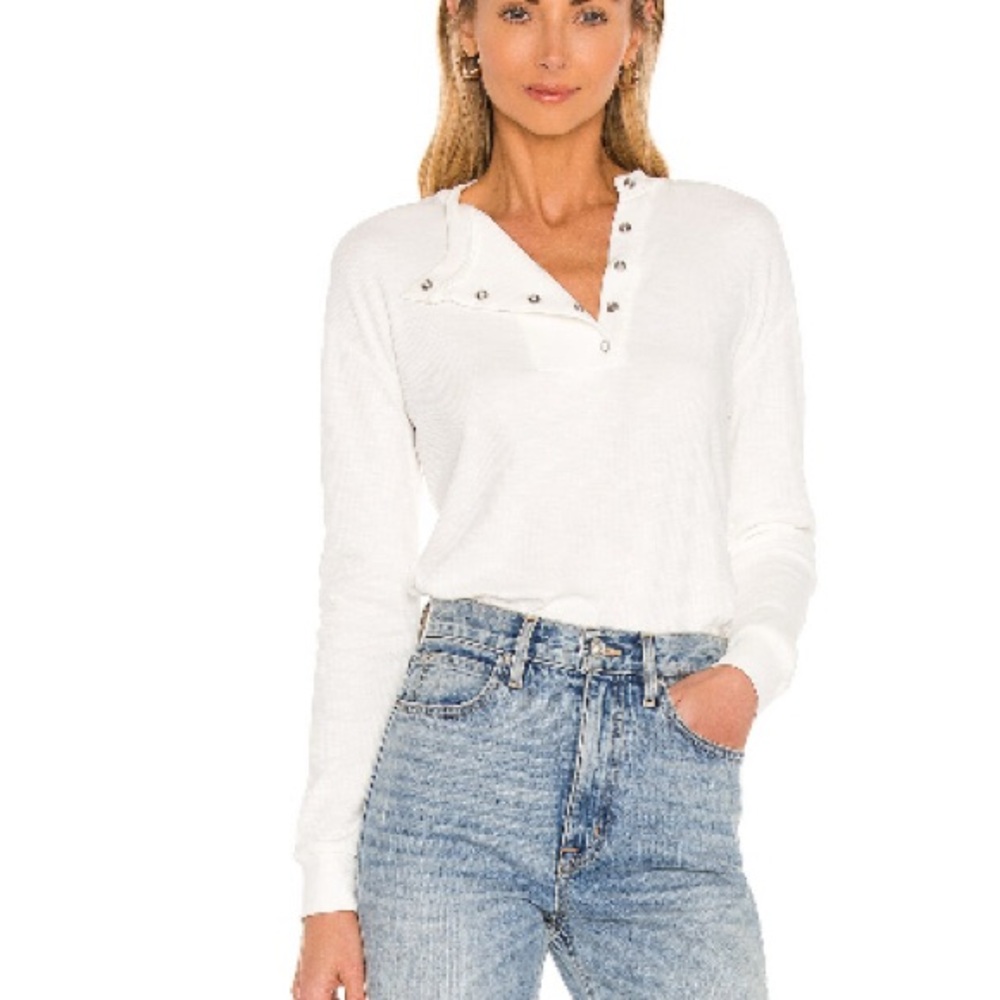NWT ATOIR White Long Sleeve 100% Cotton The Sandy Top XS